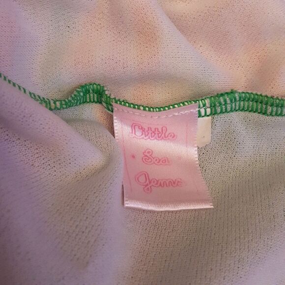 LITTLE SEA GEMS Swimsuit Striped One-Piece Halter size 10 - Picture 7 of 12